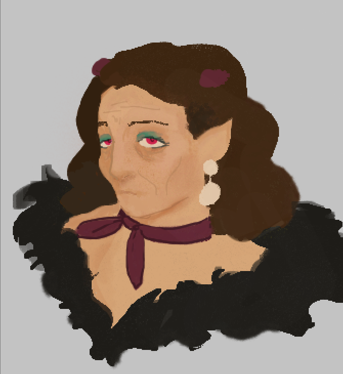 Colored Drawing of Celia